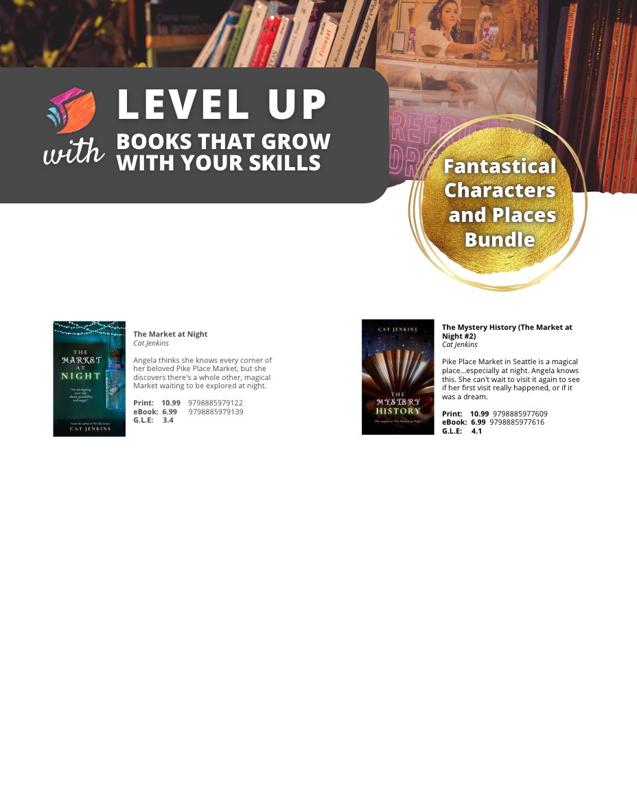 Fantastical characters high-low book bundle catalog page 2