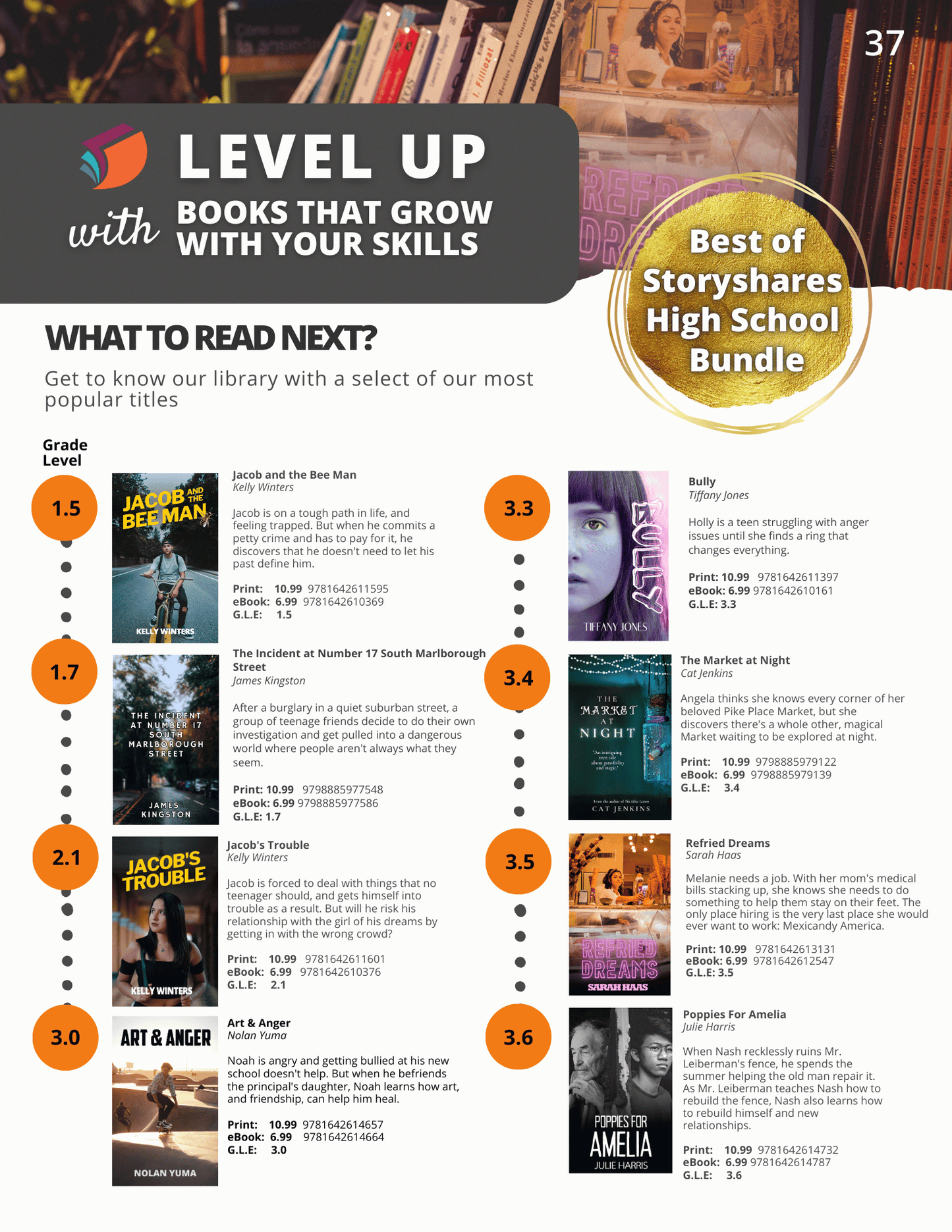 High-low books for high school readers titles and descriptions page 1