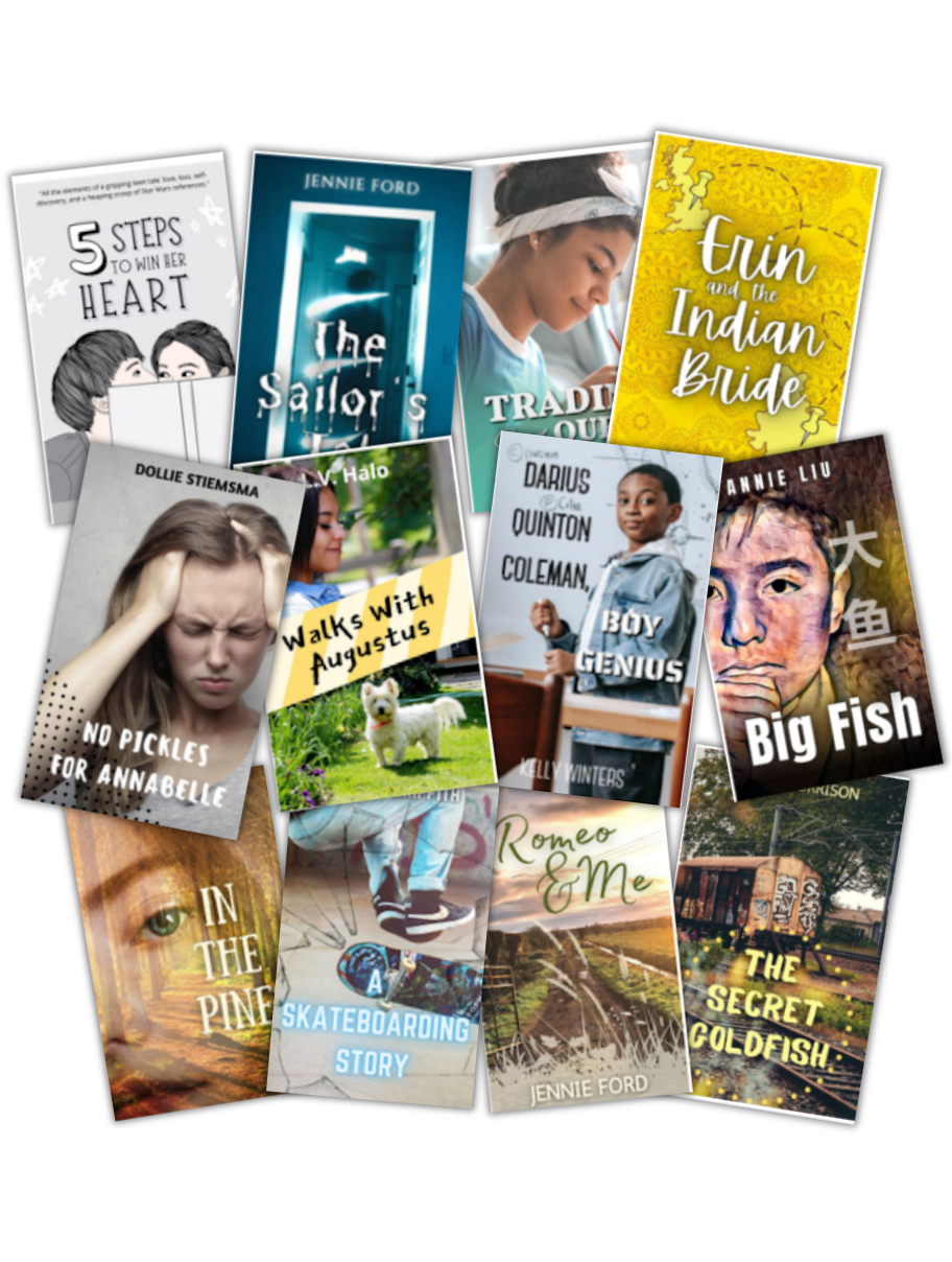 High-low book covers for middle school striving readers bundle
