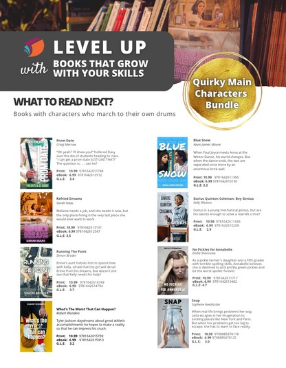 Quirky main characters high-low bundle catalog