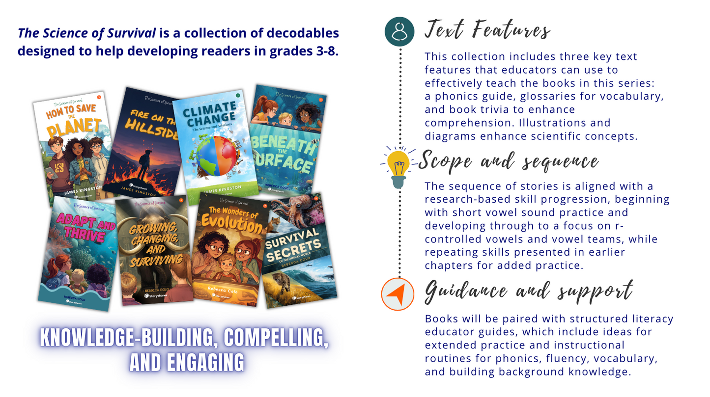 The Science of Survival Decodable Series Bundle (Pre-Release)