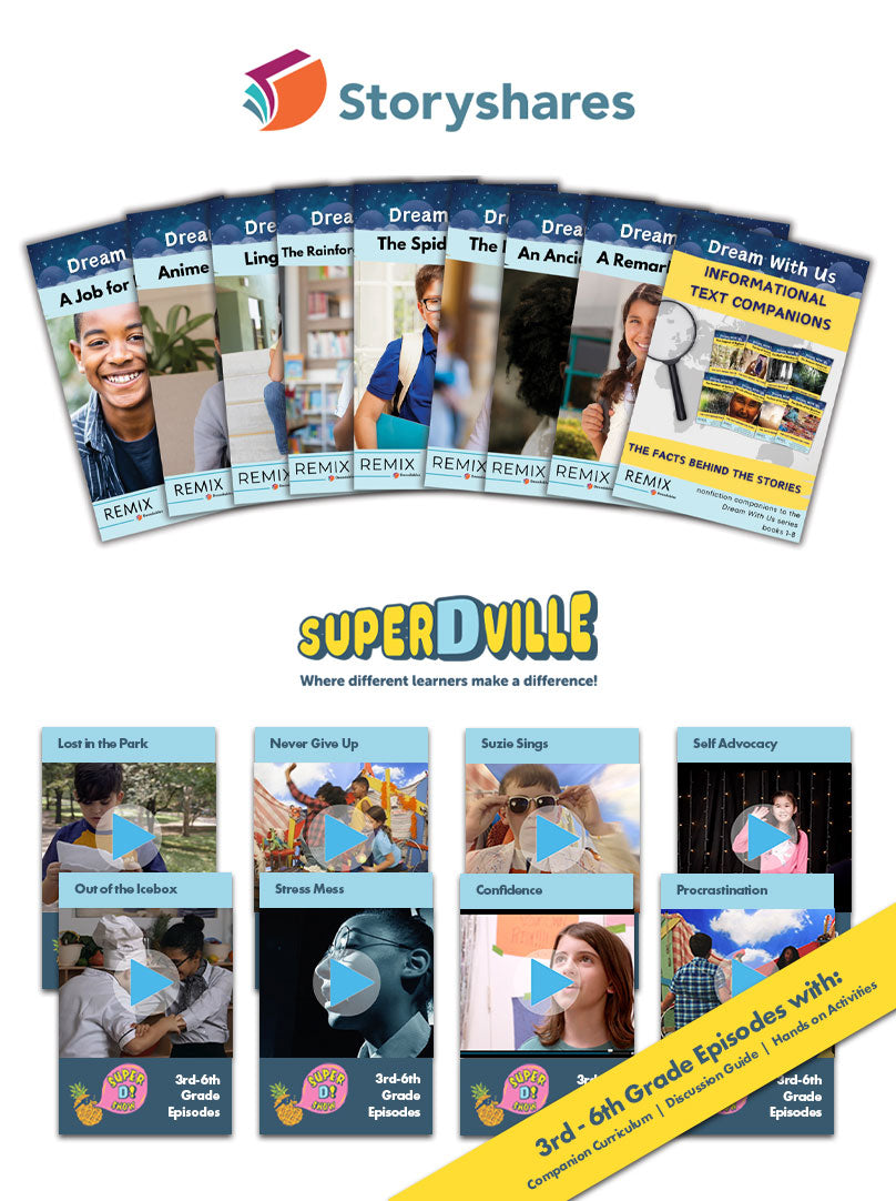 Storyshares Decodable Chapter Books paired with SuperDville Social Emotional Learning