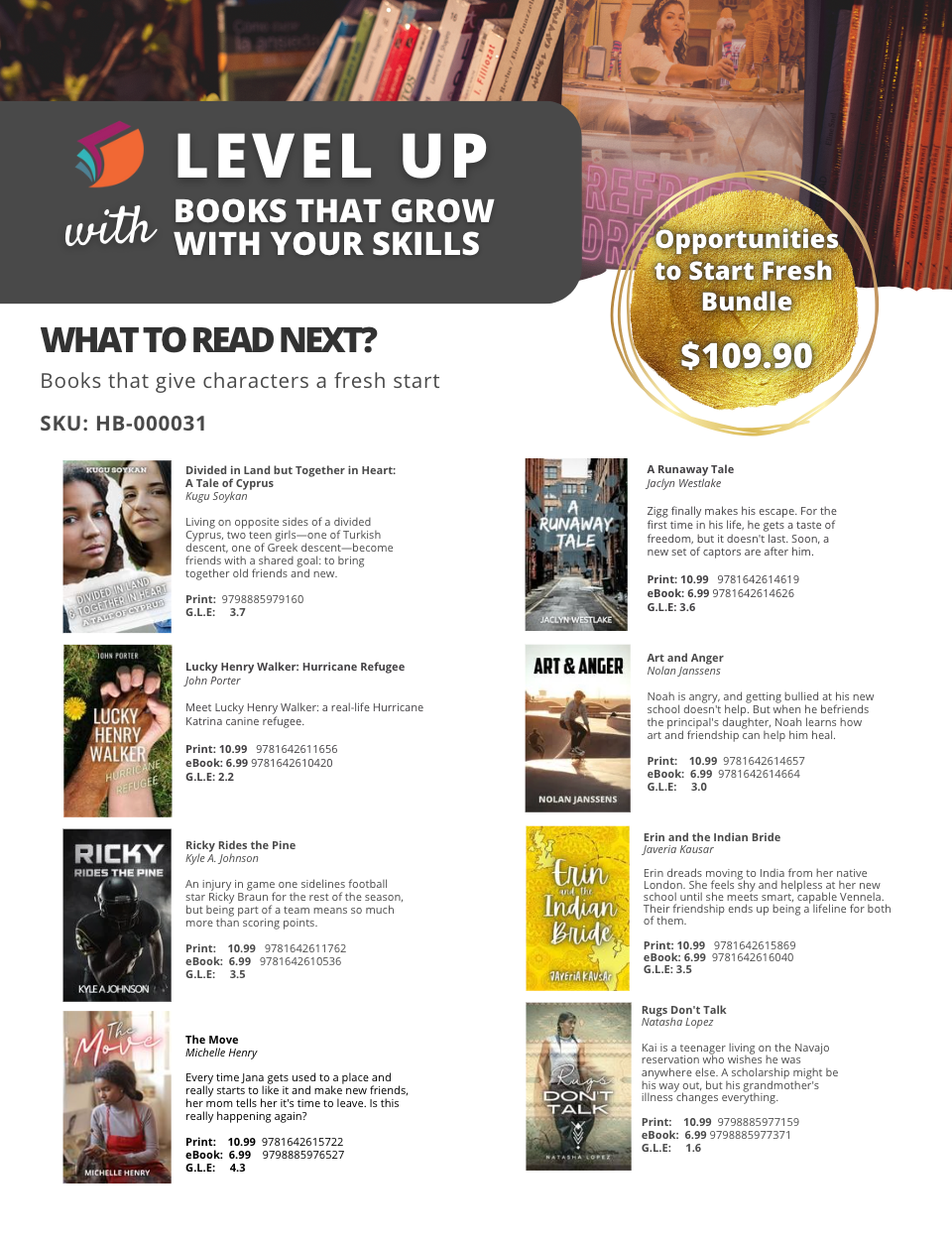 Opportunities to Start Fresh High-Low Bundle (10 paperbacks)
