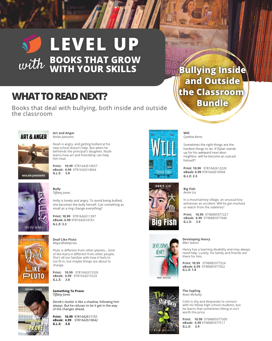 high-low book bundle about bullying catalog